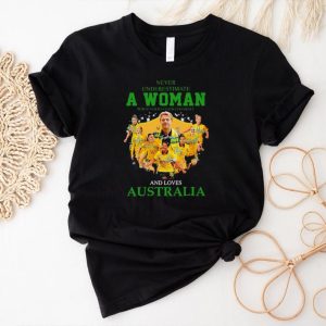 Never underestimate a woman who understands football and loves Australia shirt