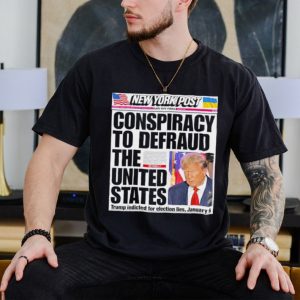 New York Post Trump indicted for election lies January 6 shirt