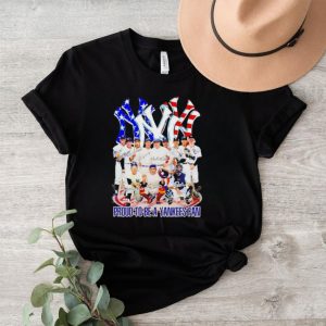 New York Yankees proud to be a Yankees fan signatures shirt