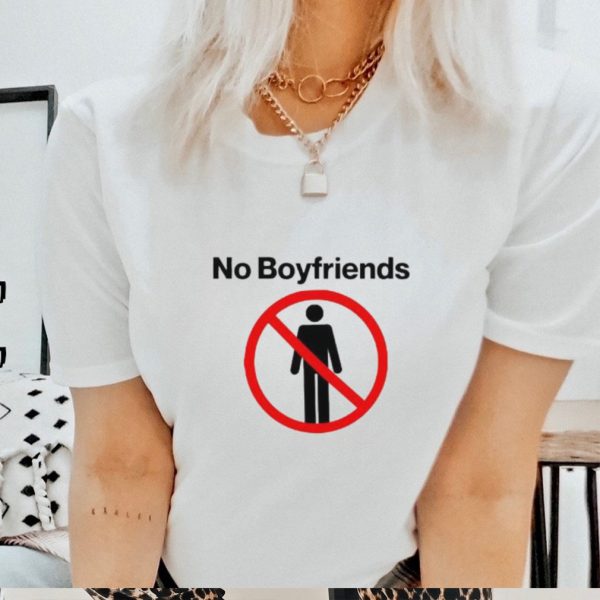 No boyfriends shirt