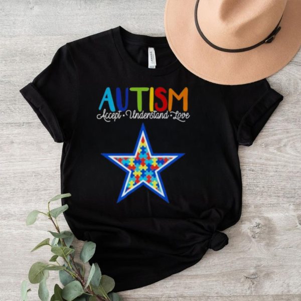 Official Dallas Cowboys Autism Accept Understand Love 2023 Shirt