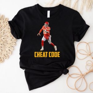 Patrick mahomes cheat code Kansas city football fan shirt