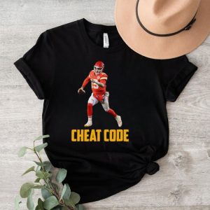 Patrick mahomes cheat code Kansas city football fan shirt