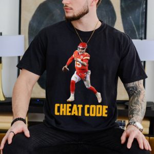 Patrick mahomes cheat code Kansas city football fan shirt