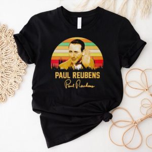 Paul Reubens vintage signature shirt