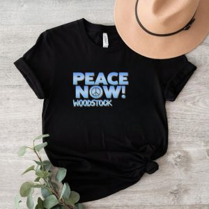 Peace now Woodstock shirt