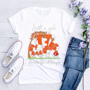 Peanuts Cartoon Just A Girl Who Loves Fall And Bengals Shirt