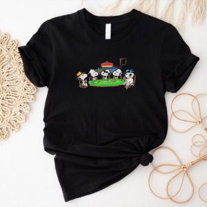 Peanuts Snoopy Playing Cards Poker T Shirt