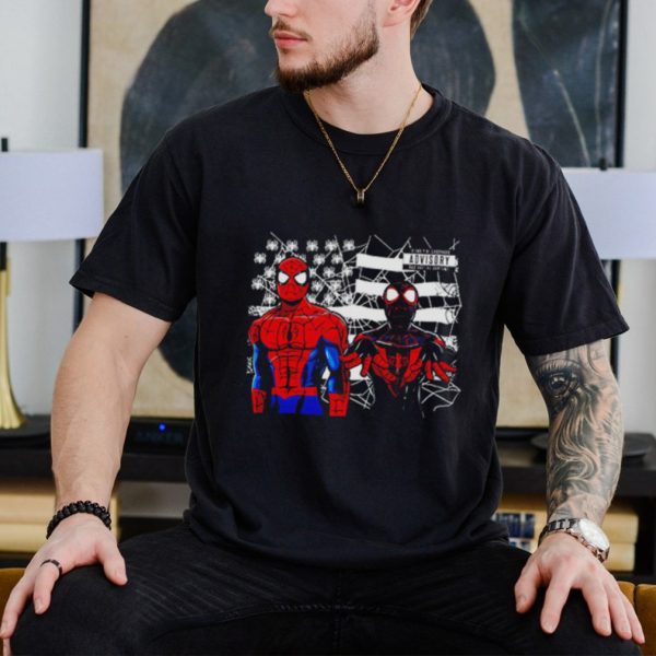 Peter Parker and Mile Morales Spider Man Outkast Stankonia shirt