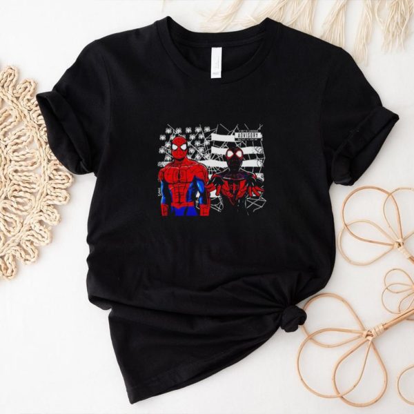 Peter Parker and Mile Morales Spider Man Outkast Stankonia shirt