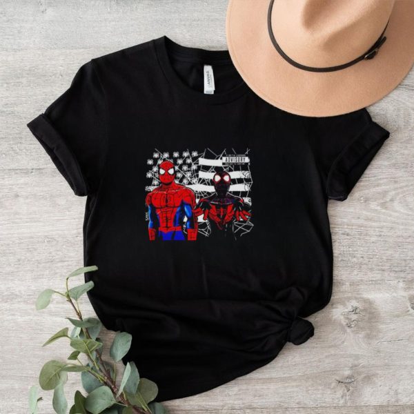 Peter Parker and Mile Morales Spider Man Outkast Stankonia shirt