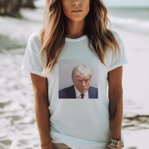 Trump mugshot for history shirt