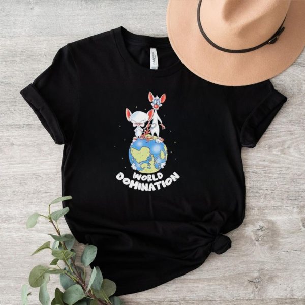 Pinky and The Brain Mouse world domination shirt