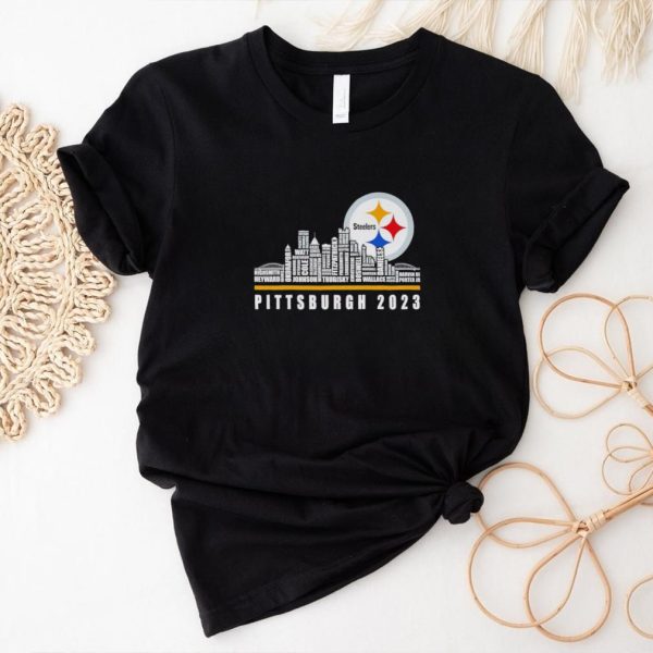 Pittsburgh Steelers 2023 skyline city shirt