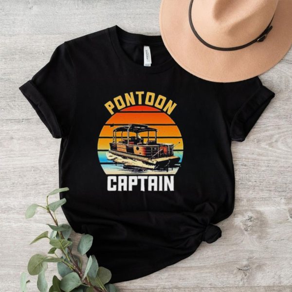 Pontoon Captain Boat vintage shirt