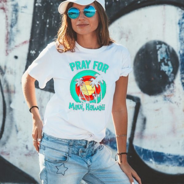 Pray for Maui Hawaii beach shirt