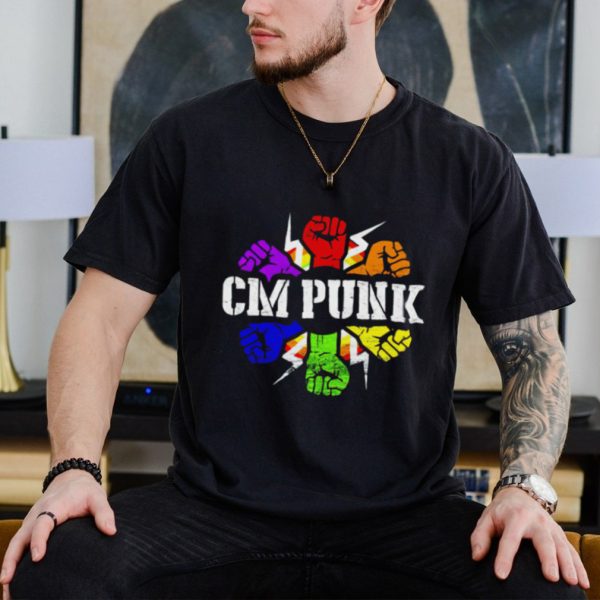 Professional Wrestler CM Punk Pride shirt