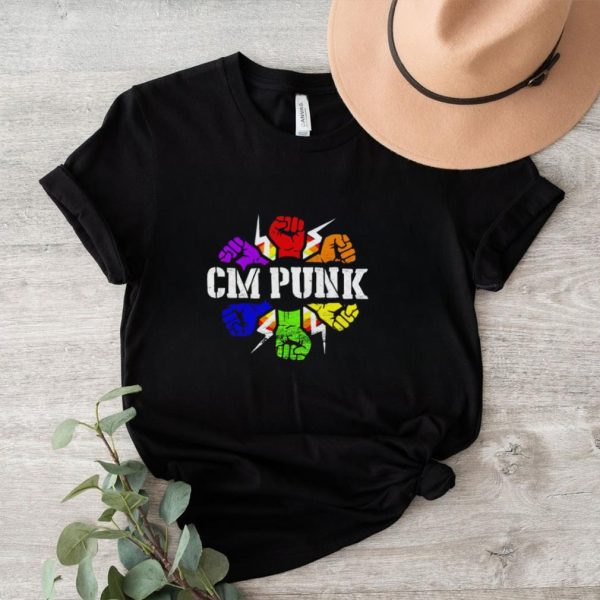 Professional Wrestler CM Punk Pride shirt