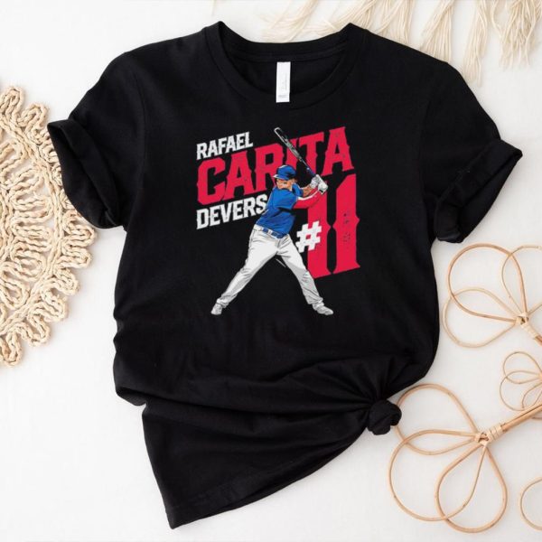 Rafael Devers #11 Carita Name And Number Baseball Shirt