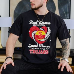 Real Women Love Basketball Smart Women Love The Trojans 2023 Shirt