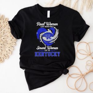 Real women love basketball smart women love the Kentucky T shirt