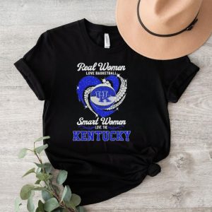 Real women love basketball smart women love the Kentucky T shirt