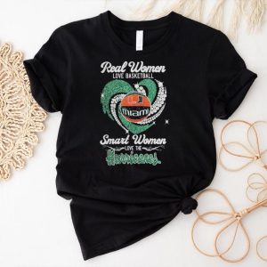 Real women love basketball smart women love the hurricanes shirt