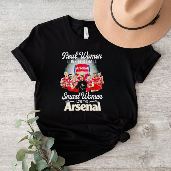 Real women love football smart women love the Arsenal signatures shirt