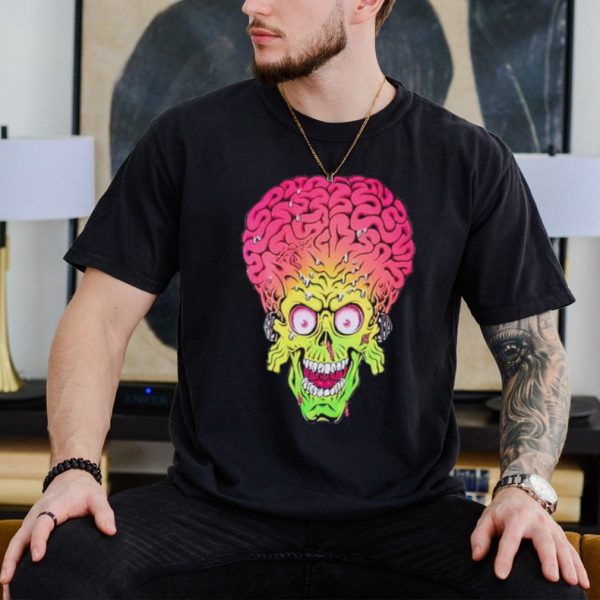 Santa Cruz x Mars Attacks Martian face shirt