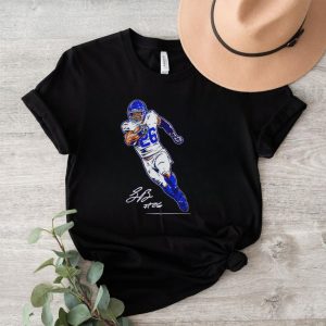 Saquon Barkley Superstar Pose signature shirt