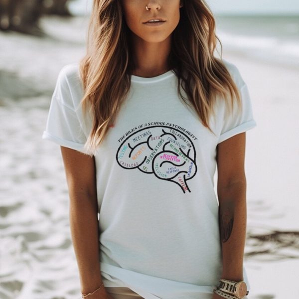 School psychologist brain best shirt