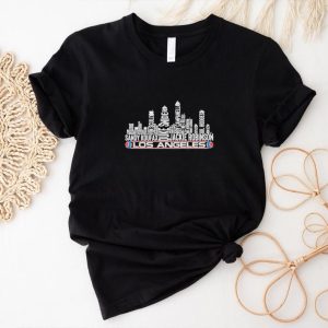 Skyline city Los Angeles baseball shirt