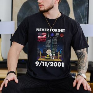 Snoopy Never Forget 22 Years Anniversary 9 11 2001 shirt