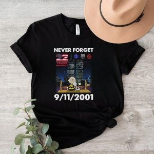 Snoopy Never Forget 22 Years Anniversary 9 11 2001 shirt