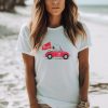 Snoopy riding car Chick fil a shirt