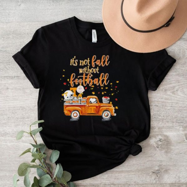 Snoopy riding truck Tennessee it’s not fall without football shirt