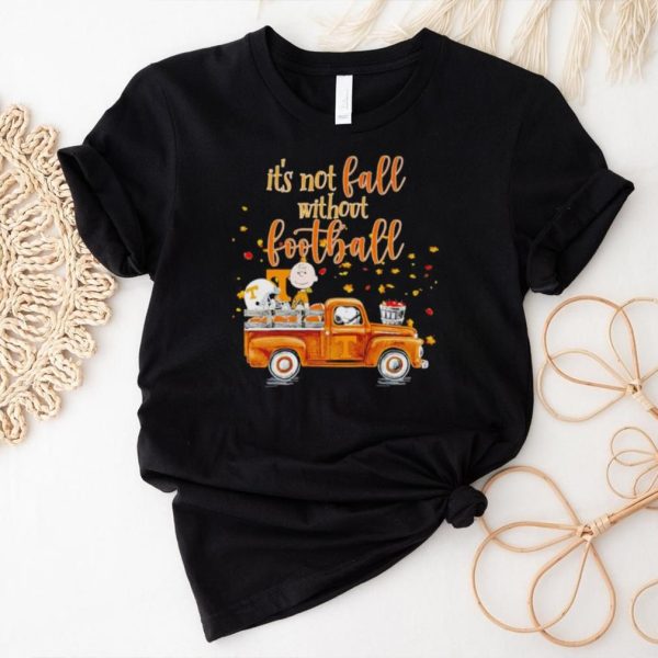 Snoopy riding truck Tennessee it’s not fall without football shirt