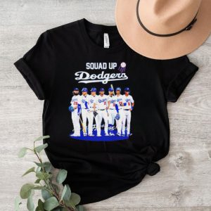 Squad Up Dodgers MLB Team Signatures Shirt