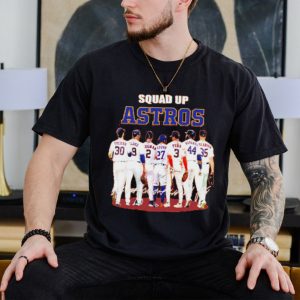 Squad Up Houston Astros MLB Team Signatures Shirt