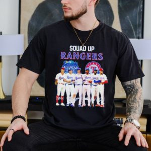 Squad Up Houston Rangers All Star Game MLB Team Signatures Shirt