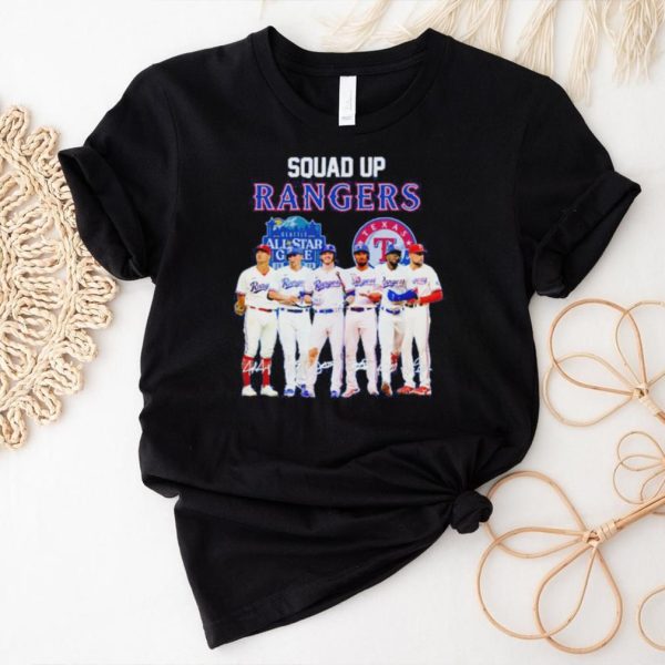 Squad Up Houston Rangers All Star Game MLB Team Signatures Shirt