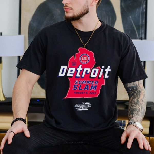 SummerSlam 2023 x Detroit Pistons shirt