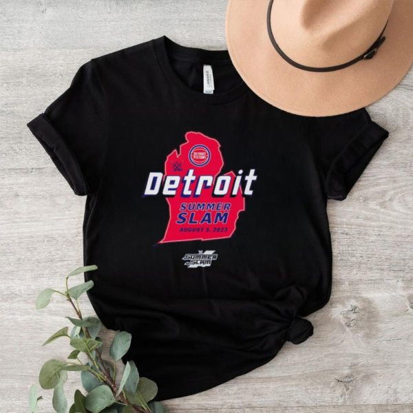 SummerSlam 2023 x Detroit Pistons shirt