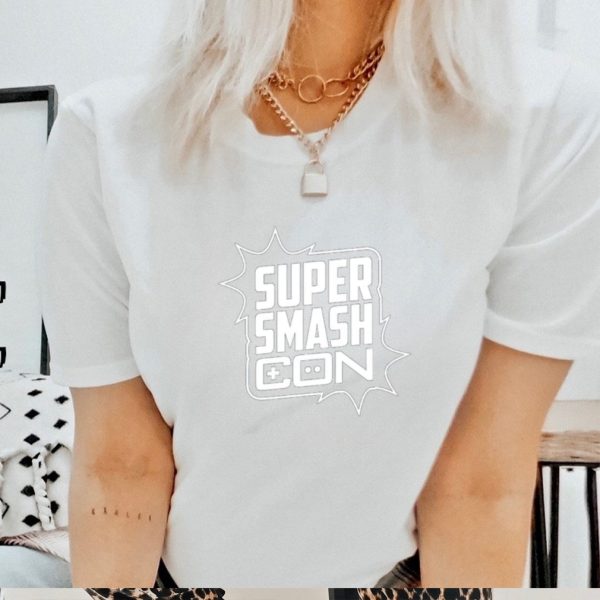 Super Smash Con Logo Shirt: Show Your Love for Smash with this Stylish Tee!