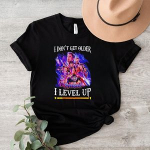 The Avengers I don’t get older I level up shirt