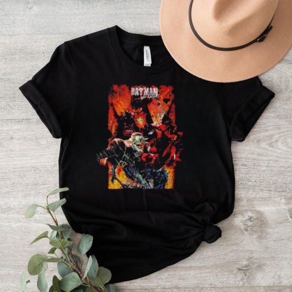 The Batman Who Laughs graphic shirt