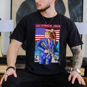 The Donald 2024 Trump American flag shirt