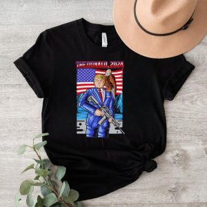 The Donald 2024 Trump American flag shirt