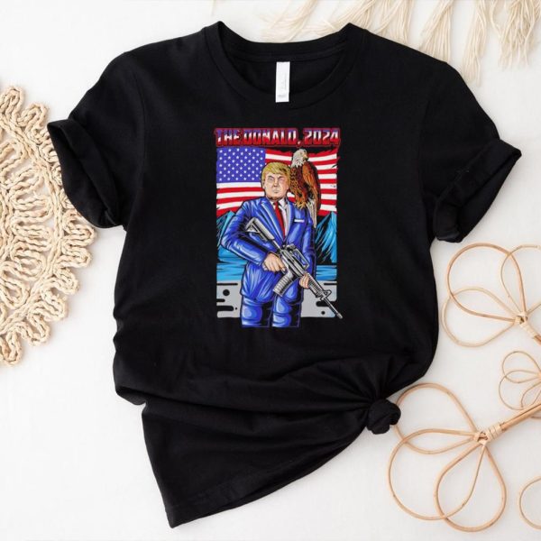 The Donald 2024 Trump American flag shirt