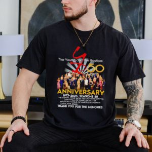 The Young and the Restless 50 anniversary 1973 2023 thank you for the memories shirt